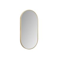 LED-Spiegel Ovaal BWS Colorato Met Verwarming 100x50 cm Geborsteld Goud