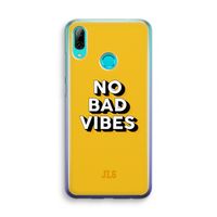 No Bad Vibes: Huawei P Smart (2019) Transparant Hoesje
