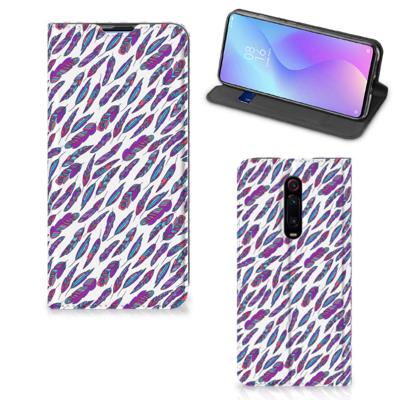 Xiaomi Redmi K20 Pro | Hoesje met Magneet | Feathers Color Xiaomi Redmi K20 Pro | Hoesje met Magneet | Feathers Color