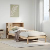 Bed met boekenkast zonder matras massief grenenhout 90x190 cm Bed met boekenkast zonder matras massief grenenhout 90x190 cm