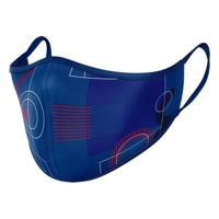 Hygiënisch en herbruikbaar gezichtsmasker gemaakt van stof F.C. Barcelona Volwassen Blauw