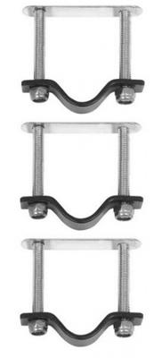 Basil bevestigingsset kratten lang rvs 70166