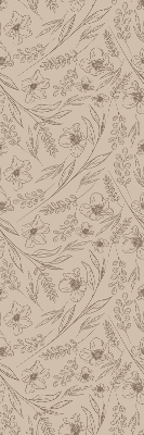 Taupe bloemdecoraties behang bloemen