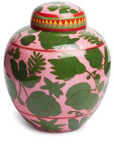 La DoubleJ jar Wildbird en porcelaine - Rose