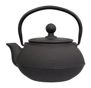 Zwarte Gietijzeren Theepot - Cast Iron - 600ml