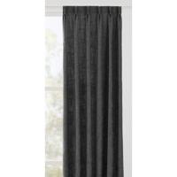 Leen Bakker - Gordijnstof Steven - Antraciet - Polyester - Grijs - B140 Cm