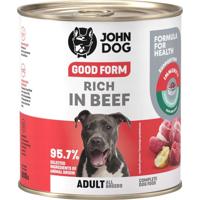 JOHN DOG Good Form Rich in beef - natvoer voor honden - 800g