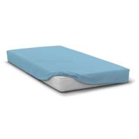 Hoeslaken - HOME LINGE PASSION - HP72123 - 82 g microvezel - 140 x 190 cm - 30 cm zak - Hemelsblauw
