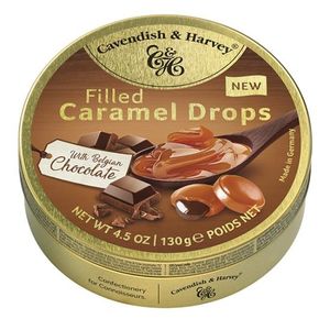 Cavendish & Harvey Cavendish & Harvey - Filled Chocolate Caramel Drops 130 Gram