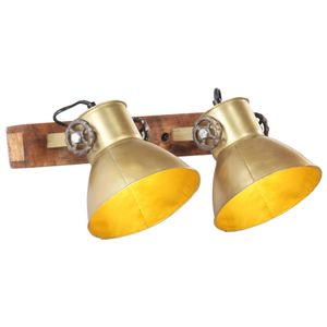 VidaXL Wandlamp industrieel e27 45x25 cm messingkleurig