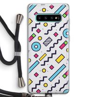 8-bit N°8: Samsung Galaxy S10 Plus Transparant Hoesje met koord