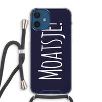 Moatsje!: iPhone 12 Transparant Hoesje met koord