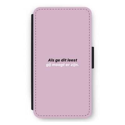 gij moogt er zijn: iPhone 12 mini Flip Hoesje