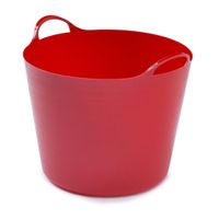 Flexibele emmer - 26 liter - Kunststof - Rood - 38 x 41 x 35 cm