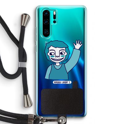 Zwaai: Huawei P30 Pro Transparant Hoesje met koord