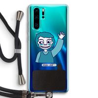Zwaai: Huawei P30 Pro Transparant Hoesje met koord
