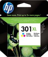 HP inktcartridge 301XL, 330 pagina's, OEM CH564EE, 3 kleuren