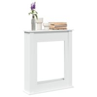 Haardombouw 75x20x87,5 cm bewerkt hout wit