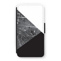 Combinatie marmer: iPhone 12 Flip Hoesje