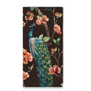 Samsung Galaxy S24 Ultra Hoesje maken Pauw met Bloemen