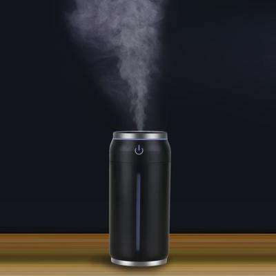 Mini draagbare Misty kan vormgeven dempen bureaublad Air luchtbevochtiger met uitgebreide USB-poort (zwart)
