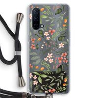 Sweet little flowers: OnePlus Nord CE 5G Transparant Hoesje met koord