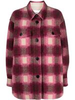 MARANT ÉTOILE manteau Harveli à carreaux - Rose