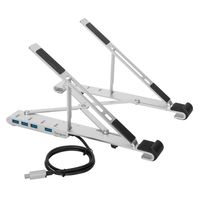 Targus AWU100205GL Laptopstandaard In hoogte verstelbaar, USB-hub-functie - thumbnail