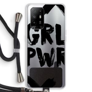 Girl Power #2: Oppo A94 5G Transparant Hoesje met koord