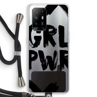 Girl Power #2: Oppo A94 5G Transparant Hoesje met koord