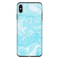 Waterverf blauw: iPhone XS Max Tough Case