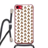 Poop emoji: iPhone SE 2020 Transparant Hoesje met koord
