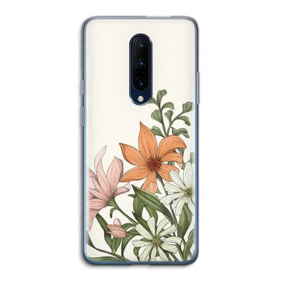 Floral bouquet: OnePlus 7 Pro Transparant Hoesje