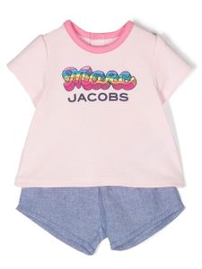 Marc Jacobs Kids survêtement à logo imprimé - Rose