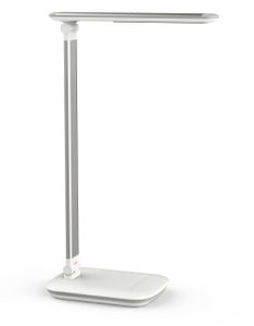 Bureaulamp MAUL Jazzy LED voet dimbaar + usbpoort wit