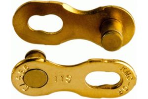 KMC missing link 11r ti-n gold 5.2mm - zilver