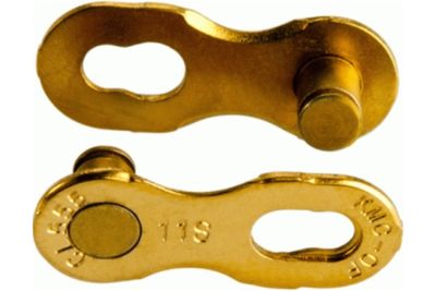 KMC missing link 11r ti-n gold 5.2mm - zilver