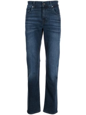 7 For All Mankind jean droit en coton - Bleu