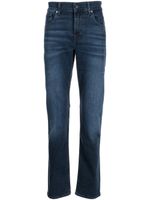 7 For All Mankind jean droit en coton - Bleu - thumbnail