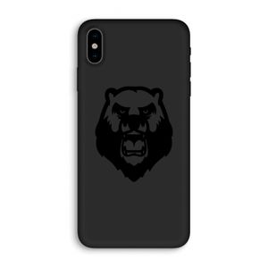 Angry Bear (black): iPhone XS Biologisch afbreekbaar hoesje