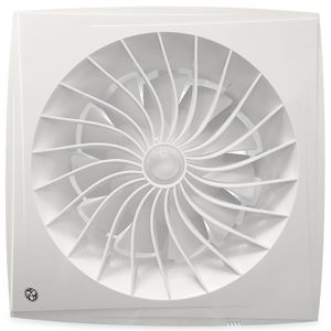 Badkamer Ventilator Blauberg Sileo - Ø 150mm - 2-standen - Met Timer + Vochtsensor (sileo150h)