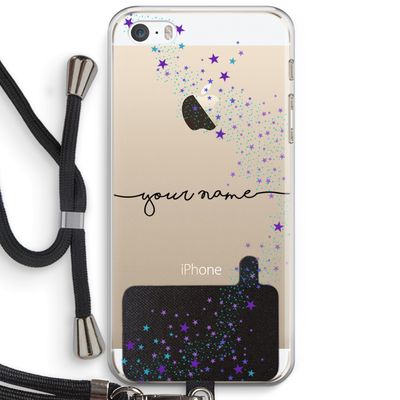 Sterren: iPhone 5 / 5S / SE Transparant Hoesje met koord