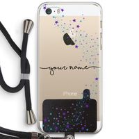 Sterren: iPhone 5 / 5S / SE Transparant Hoesje met koord