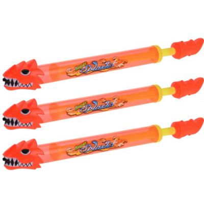 Speelgoed waterspuit draak - 3x - 51 cm - waterpistool - buitenspeelgoed spuit