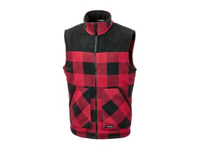 PARKSIDE Heren fleecevest (Rood, XXL) PARKSIDE Heren fleecevest (Rood, XXL)