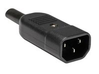 Mannelijke ac-connector voor kabel 10 a - Velleman