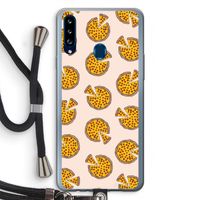 You Had Me At Pizza: Samsung Galaxy A20s Transparant Hoesje met koord You Had Me At Pizza: Samsung Galaxy A20s Transparant Hoesje met koord