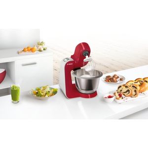 Bosch MUM58720 keukenmachine 3,9 l Grijs, Rood, Roestvrijstaal 1000 W