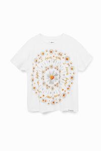 T-shirt met mandala - WHITE - 3/4