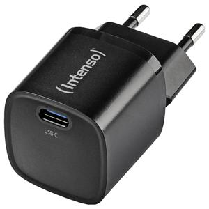 Intenso Power Adapter W30C² black USB-oplader 30 W Binnen Uitgangsstroom (max.) 3 A Aantal uitgangen: 1 x USB-C GaN, USB Power Delivery (USB-PD)